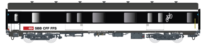 L.S. Models LS37003AC - H0 - Packwagen MC76, SBB, Ep. VI - AC